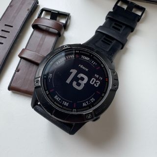 Reloj Garmin Fenix 6X Pro Negro/Marrón