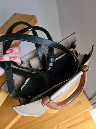 Bolso Parfois Beige y Negro