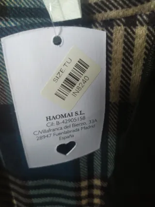 Falda cuadros con lazo