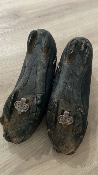 Zapatillas Ciclismo Negras Velcro