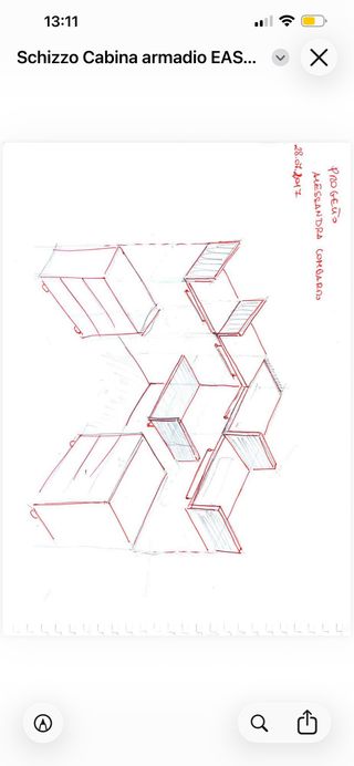 sistema cabina armadio componibile