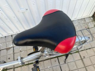 Bicicleta plegable plateada