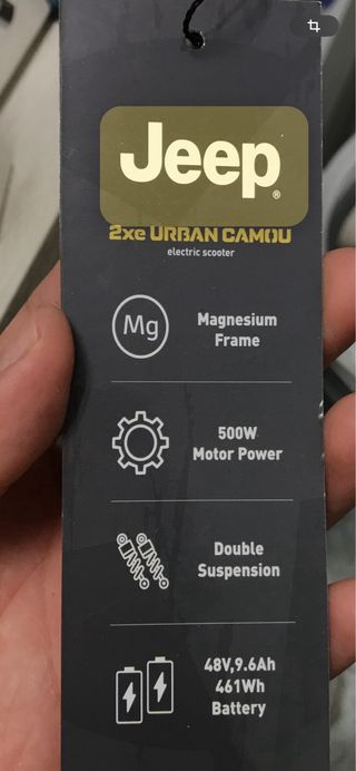 Patinete Eléctrico Jeep