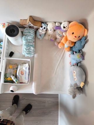 Cambiador bebé IKEA SMÅSTAD blanco 3 cajones