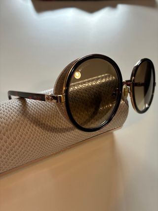 Gafas de sol Jimmy Choo Marrón y Dorado