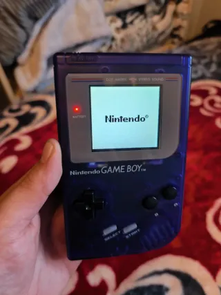Nintendo Game Boy DMG-01 Morado Pantalla IPS