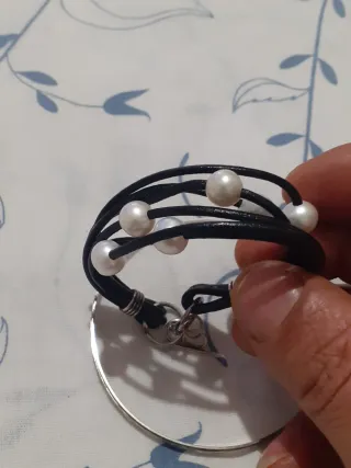 Pulseras Plata y Perlas Auténticas
