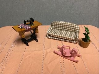 Familia Sylvanian pack casita accesorios