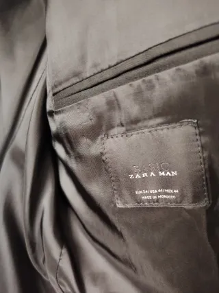 Chaqueta de traje Zara negra super elegante