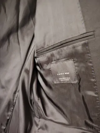 Chaqueta de traje Zara negra super elegante