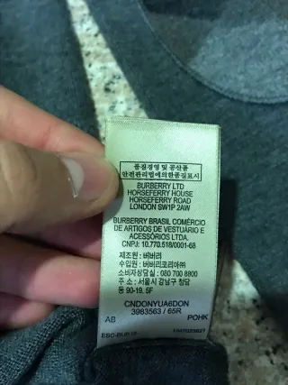 Maglione Burberry Brit lana tg. M uomo