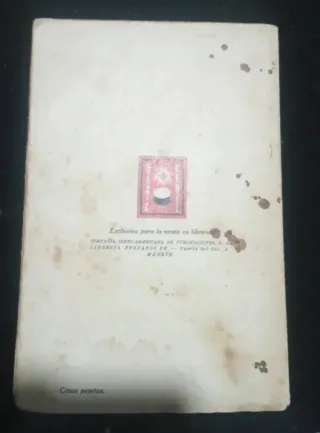 Libro antiguo Guerra Mundial (1929)