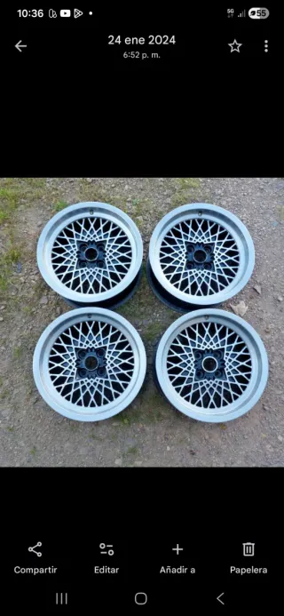 Llantas Oz Msw 7x15 4x100 et13 Opel Bmw