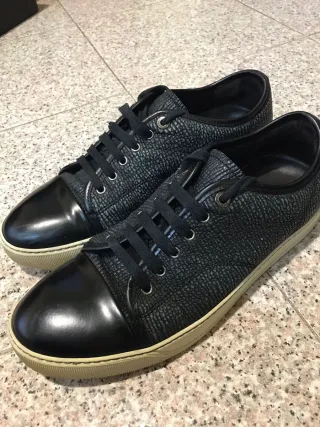 Scarpe Lanvin Pelle Nere Uomo 43