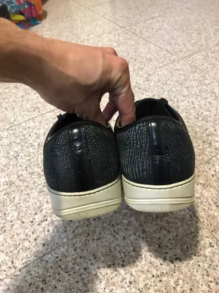 Scarpe Lanvin Pelle Nere Uomo 43