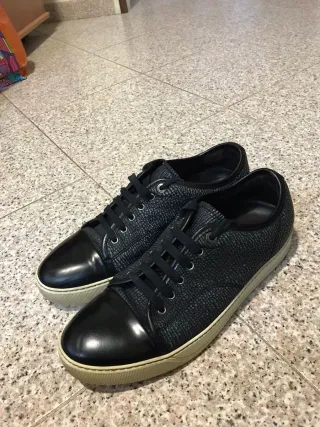 Scarpe Lanvin Pelle Nere Uomo 43