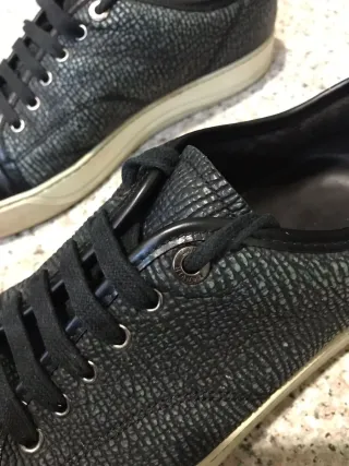 Scarpe Lanvin Pelle Nere Uomo 43