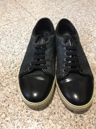 Scarpe Lanvin Pelle Nere Uomo 43