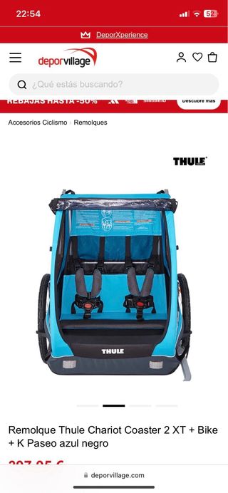 Remolque Bici Thule Coaster XT