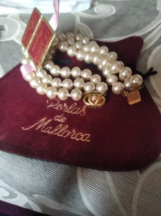 Pulsera Perlas Mallorca colección vintage