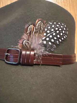 Sombrero de montería 100% lana merina