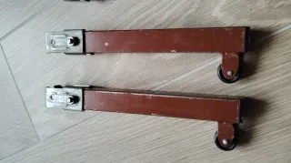 4 Patas para Somier (2 con Ruedas)