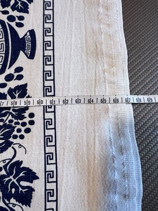 Tovaglia rettangolare con galli e uva