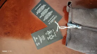 Botines Carmela Tacon Gris Puntiagudos