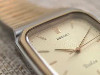 Seiko Dolce 7741 5130 Tungsten Carbide JDM 1989