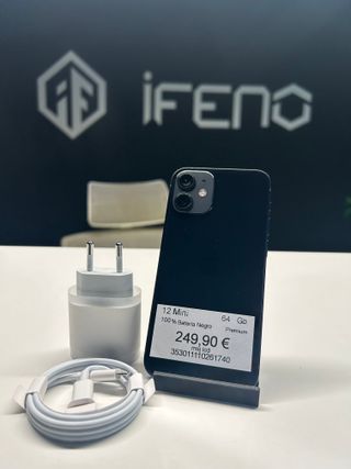 iPhone 12 Mini Negro 64GB – Garantía 2 Años