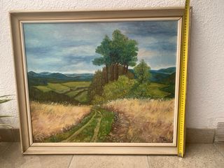 Cuadro al óleo paisaje