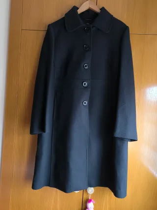 Cappotto Yera Donna Taglia 48 Nero