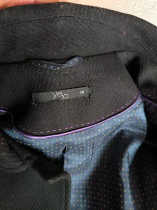 Cappotto Yera Donna Taglia 48 Nero