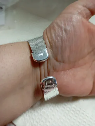 Pulsera de plata fina