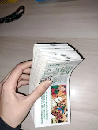 Lotto collana di 21 fumetti capitan miki ristampa