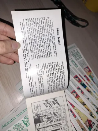 Lotto collana di 21 fumetti capitan miki ristampa