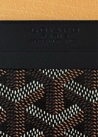 Portacarte Goyard Blu/Beige