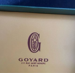 Portacarte Goyard Blu/Beige