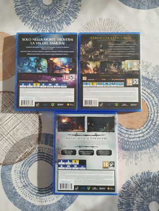 Lotto 3 Giochi Ps4: Nioh, Bloodborne, Dark Souls 3