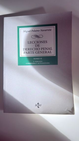 Lecciones de Derecho Penal Parte general: Tomo II