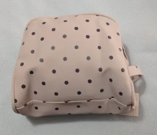 Neceser WS Topitos Beige/Gris con etiqueta