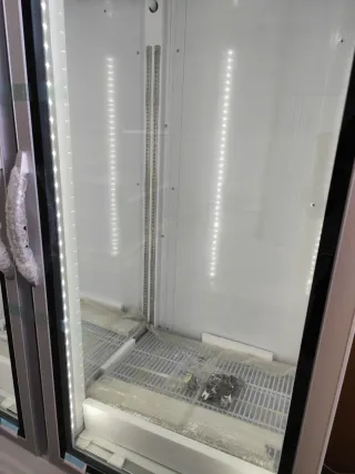 Nevera expositora 2 puertas cristal nueva!