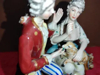 Figuras de porcelana Sauthier
