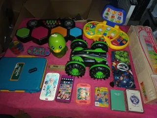 Lote de Juguetes Electrónicos y de Mesa