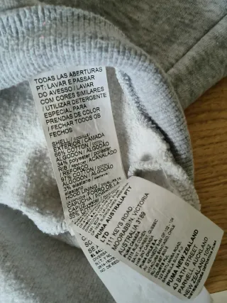 Felpa con cappuccio e zip Puma donna grigia M