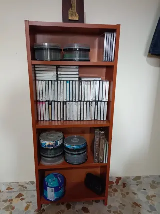 Estantería CD/Cassette Madera Marrón