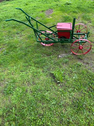 Sembradora Decorativa Verde y Roja