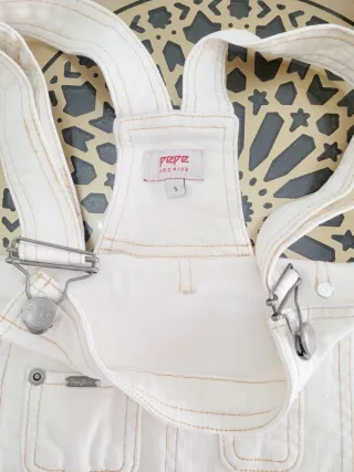 Peto Pepe Jeans Beige/Blanco Talla S