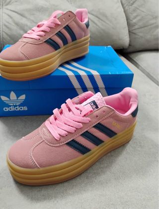adidas Gazelle Platform rosas