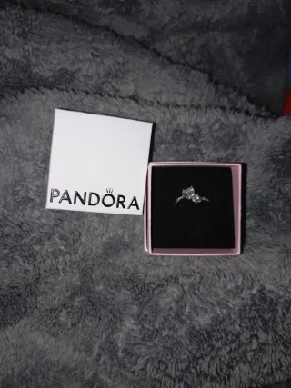 Anillo Pandora Corazón Plata